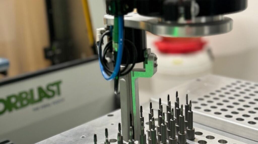 Azienda di implantologia dentale sostituisce il lavoro umano usurante con i cobot: i robot collaborativi