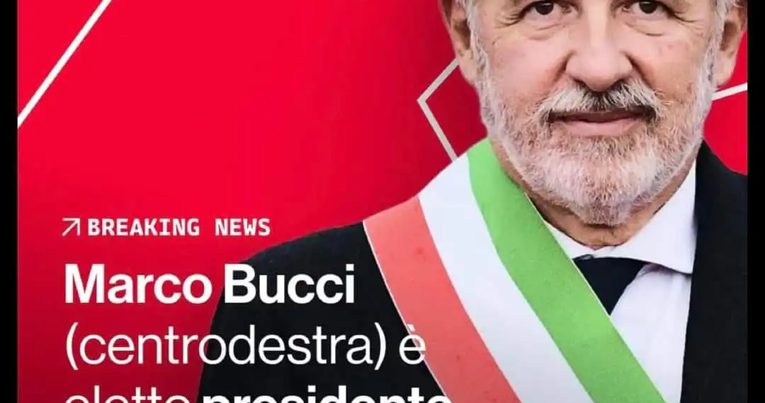 Vince la destra, Bucci presidente regione liguria