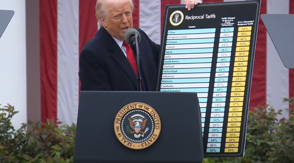 Trump: «Mi baciano il culo per trovare un accordo». La Cina risponde con nuovi dazi dell’84%, l’Europa approva quelli del 25%