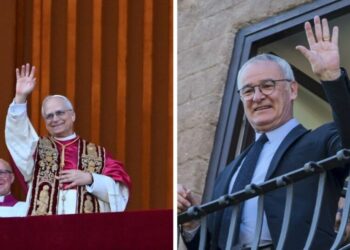 Papa Leone XIV tifa Roma e sui social impazza l’incredibile somiglianza con l’allenatore Claudio Ranieri