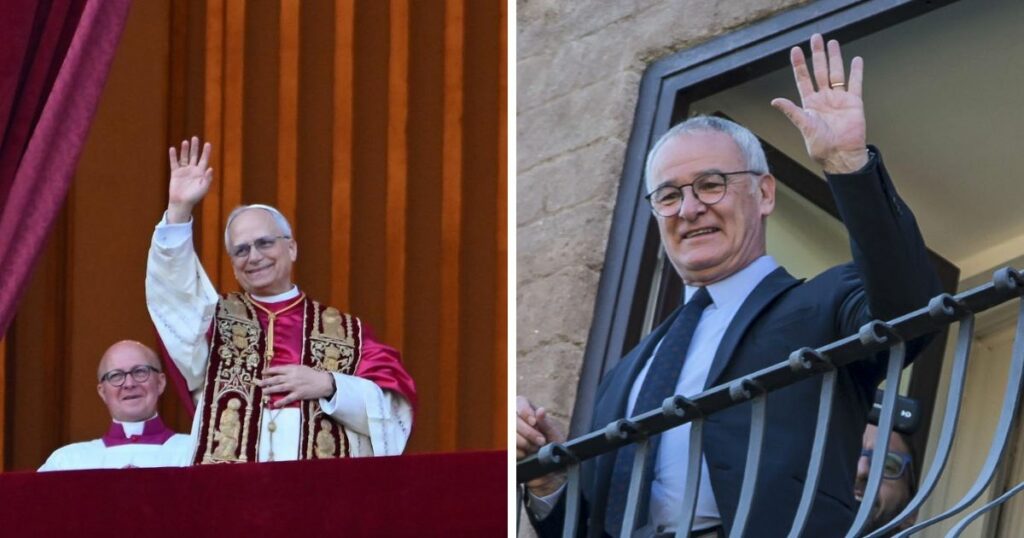Papa Leone XIV tifa Roma e sui social impazza l’incredibile somiglianza con l’allenatore Claudio Ranieri