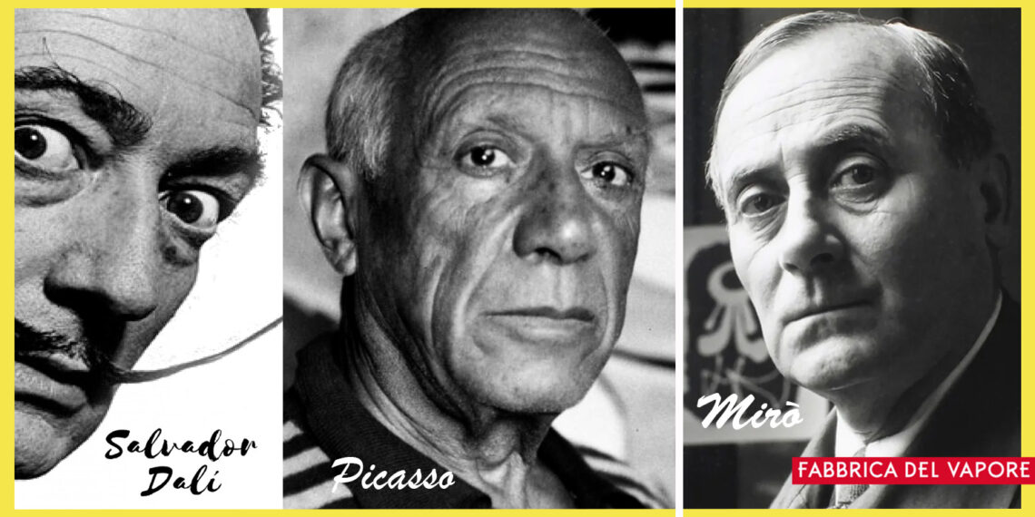 A Milano una mostra dedicata a tre Grandi Protagonisti del Novecento : Dalì, Mirò e Picasso